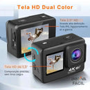 Câmera GoAction 4K para Esportes Radicais – Alta definição em qualquer desafio