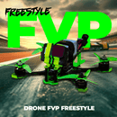 Drone FPV Freestyle Câmera 4K Full HD com Óculos 4K HD, 5G WiFi, GPS