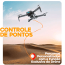 Drone de Resgate Profissional Câmera 4K com Gps Wifi e Desvio de Obstáculo | Defender