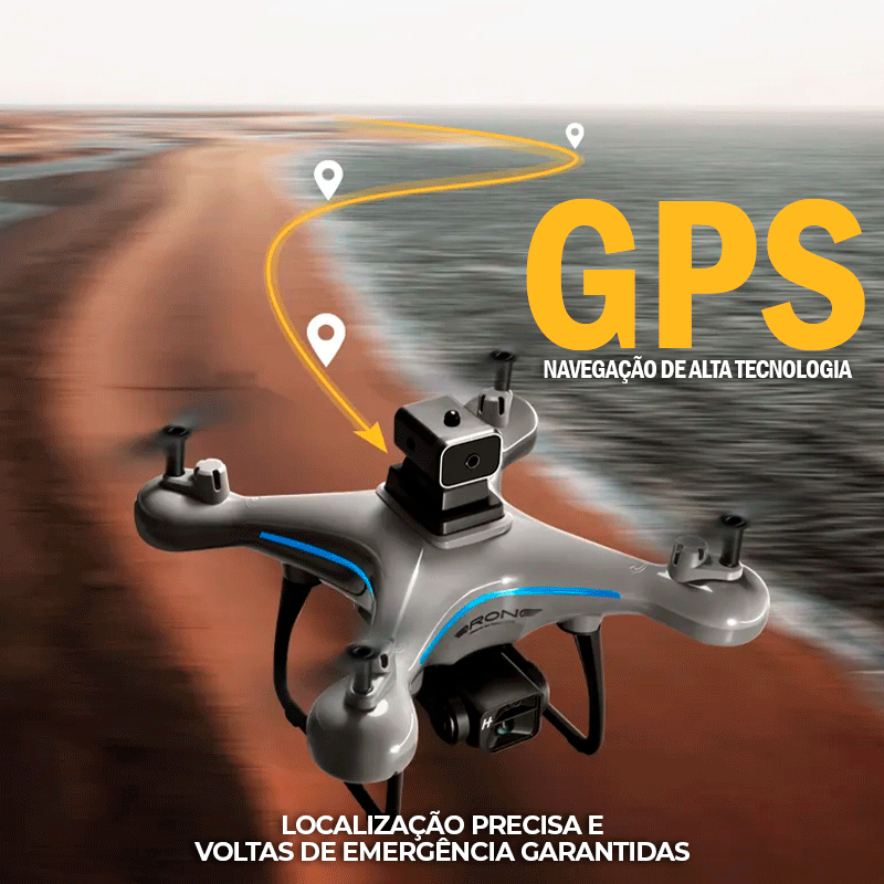 Drone Profissional para Resgate com Câmera Dupla 4K Wifi e Gps Integrado | Cardan Max