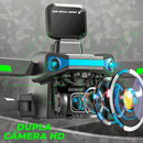 Drone AE3 Pro Max Dual Câmera de 3 Eixos Gimbais 4K HD, 5G WiFi, GPS