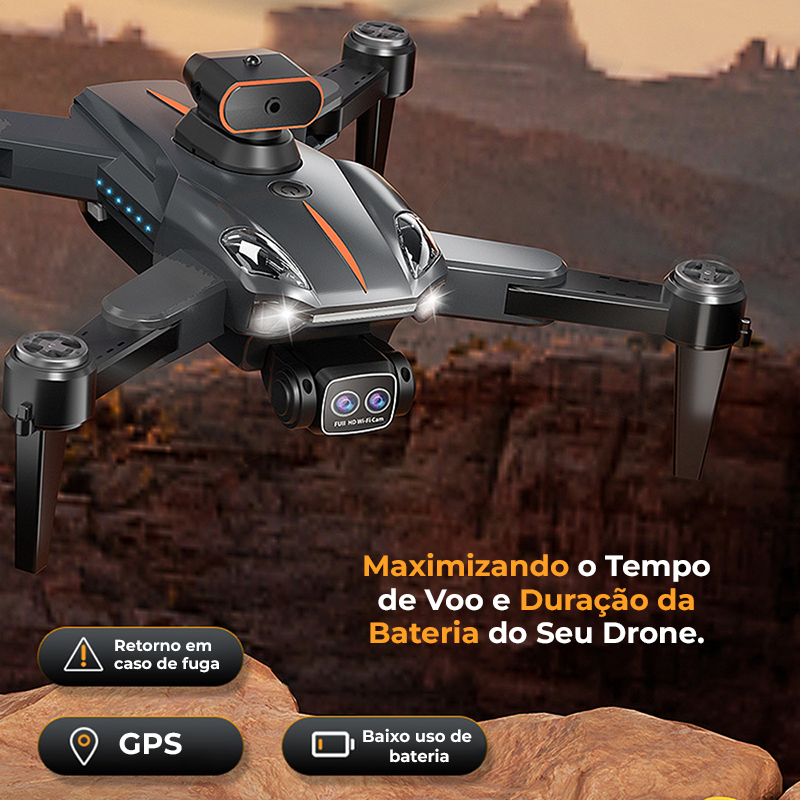 Drone Profissional com Câmera em 8K Wifi GPS e Desvio de Obstáculos | Dorshe Pro