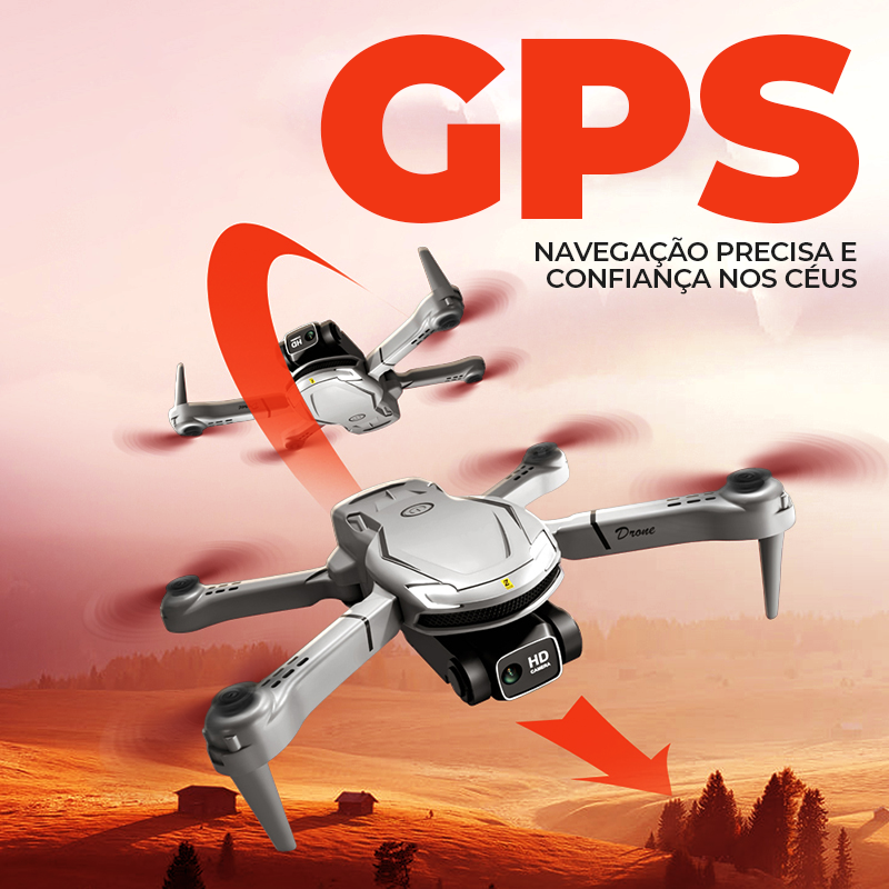 Drone Profissional com Câmera em 8K FullHD Gps Wifi e Desvio de Obstáculo | LaFerra