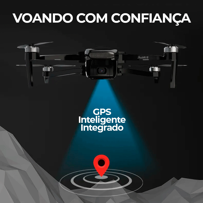 Drone De Carga Profissional Câmera 4K Full HD, 5G WiFi, GPS  Suporte 4Kg | Cargo Wing