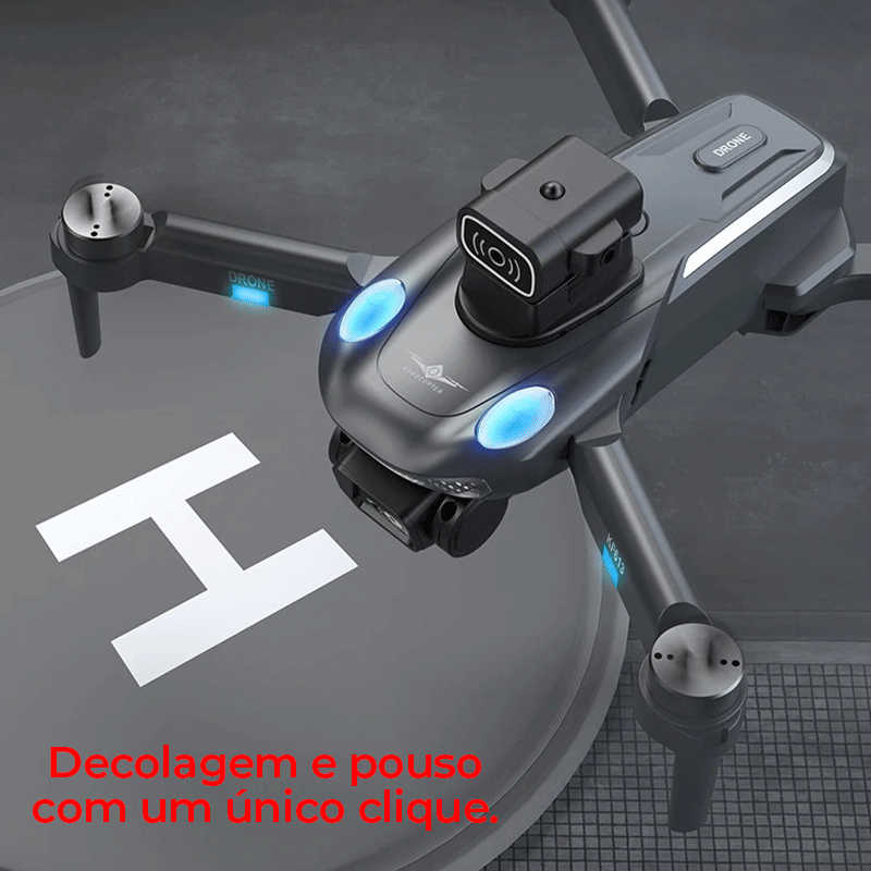 Drone HM-Spider com Câmera 4K, 5G WiFi, Eixo Gimbal, 3000M, GPS, Motor Brushless