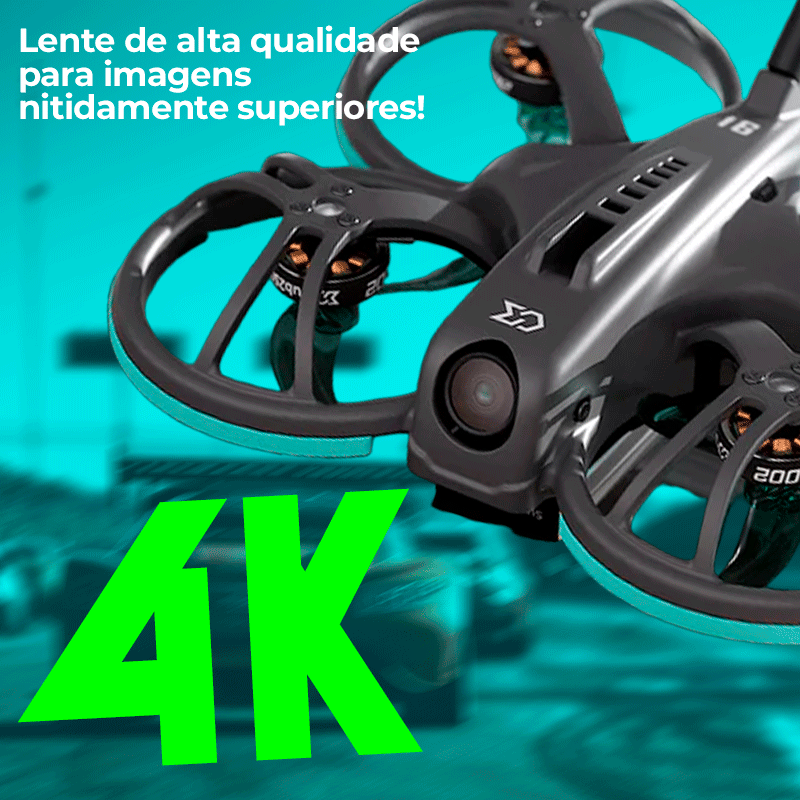 Drone FPV Veyron com Óculos FPV Câmera em 4K HD, 5G WiFi e GPS