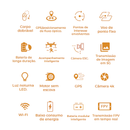 Drone CHTech PRO Câmera 4K Full HD, Motor Brushless, 5G WiFi, GPS