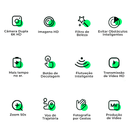 Drone Hk 3 Câmeras 4K, 6K, 8K, 5G WiFi, 5000M, GPS, Motor Brushless