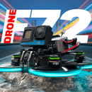 Drone F72 Pro com Eixos Gimbais Anti-Shake 8K Full HD 5G WiFi, GPS