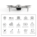 Drone MixFnt PRO Câmera em 4K Full HD, Gimbals de 3 Eixos Motor Brushless, 5G WiFi, GPS - FNT