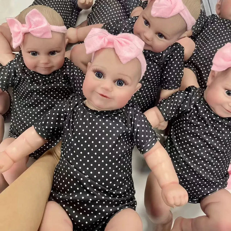 Boneca Reborn Bebê Olivia – Pele 3D detalhada e olhos expressivos que encantam