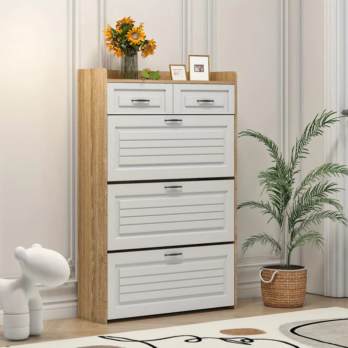 Sapateira com 3 Portas e 2 Gavetas – Ideal para manter tudo no lugar com muito charme