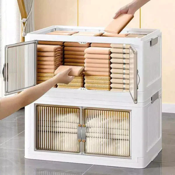 Kit 12 Caixas Organizadoras com Rodinhas – Praticidade e mobilidade para seu dia a dia