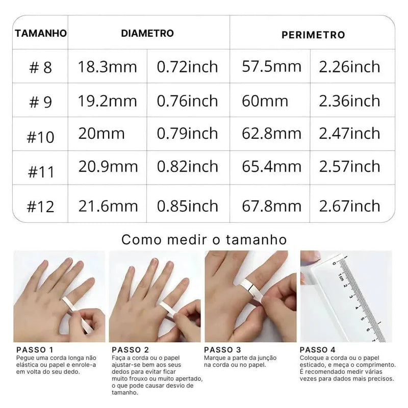 Anel Inteligente VITA Ring – Design moderno, resistência à água e alta performance