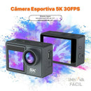 Câmera GoAction 5K 2.0 – Capture cada detalhe dos seus esportes radicais