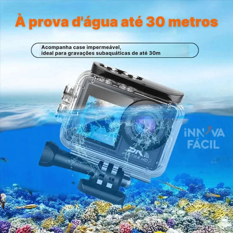 Câmera GoAction 5K 2.0 – Capture cada detalhe dos seus esportes radicais