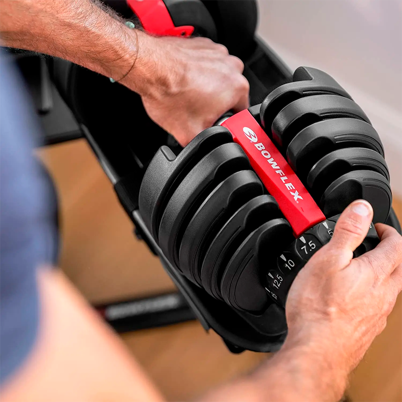 Halter Regulável de 2 a 24 Kg Profissional | Treino Completo com Extensor Elástico de Academia de Brinde