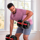 Halter Regulável de 2 a 24 Kg Profissional | Treino Completo com Extensor Elástico de Academia de Brinde