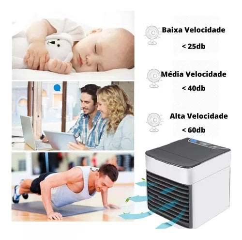 Mini Ar Condicionado Climatizador Portátil USB - Fresco Breeze