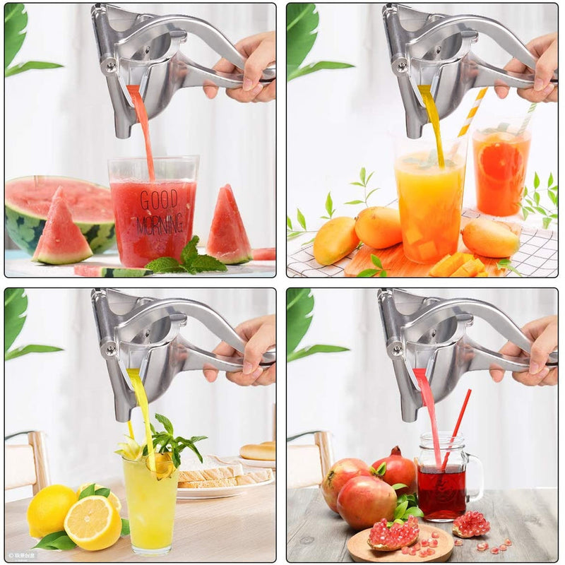 Espremedor de Frutas Manual para Sucos e Vitaminas Instantâneos, Prático e Eficiente