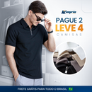 (COMPRE 2 LEVE 4)- Camisas Polo Ziper Elegance