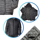 Jaqueta Puffer de Frio Intenso – Masculina, impermeável e com capuz que sai