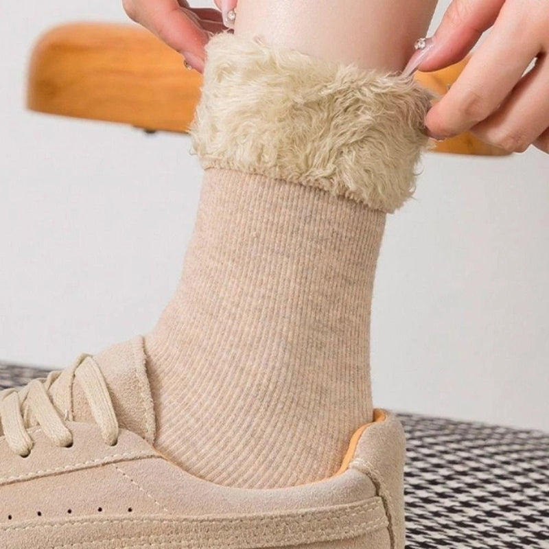 Kit com 12 Meias Térmicas – Quentinhas, forradas e ideais para o inverno