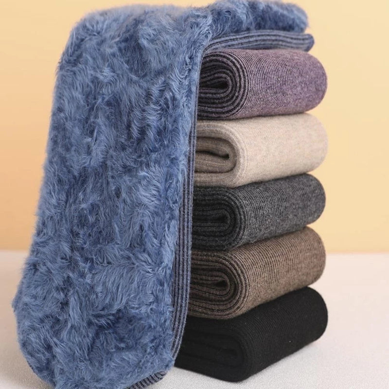 Kit com 12 Meias Térmicas – Quentinhas, forradas e ideais para o inverno