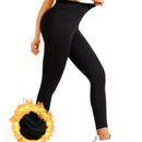 Kit com 3 Leggings Femininas – Flaneladas e peluciadas, perfeitas para o inverno