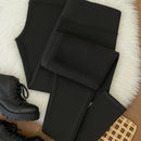 Kit com 3 Leggings Femininas – Flaneladas e peluciadas, perfeitas para o inverno