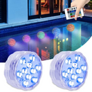 Luminárias de Piscina RGB [Kit Sem Fio] – Decore, ilumine e transforme sua piscina