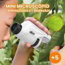 Mini Microscópio Infantil – Explore, aprenda e divirta-se descobrindo o invisível!