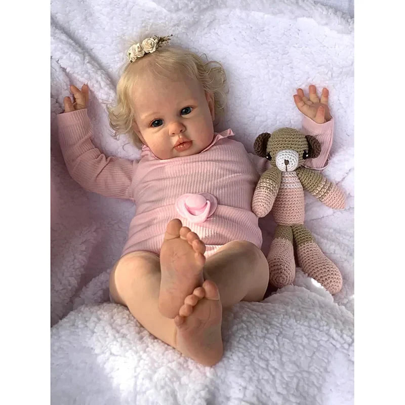 Boneca Reborn Bebê Isabela – Pele delicada e cabelos naturais para um realismo encantador
