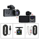 Câmera completa 4k para carro DVR 3 unidades  - Visão Noturna e Infravermelho em Alta Definição