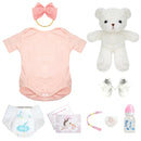 Boneca Reborn Bebê Maria – Silicone super macio e olhinhos brilhantes que encantam