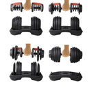 Halter Regulável de 2 a 24 Kg Profissional | Treino Completo com Extensor Elástico de Academia de Brinde