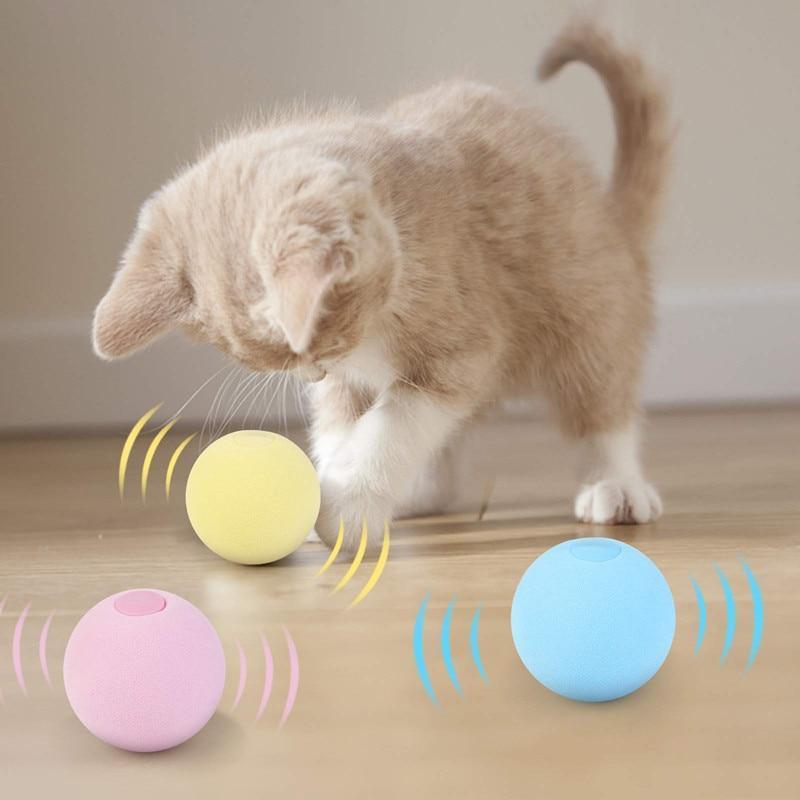 Bolinhas Elétrica Automática com Sons Para Gatos e Cachorros - PetFun: Diversão e Estímulo para Seu Pet