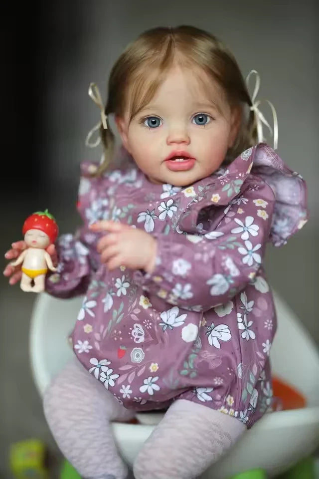 Boneca Reborn Elisa – Pele suave e olhar cheio de ternura