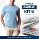 (COMPRE 3, LEVE 5) – Camisas Minimal em Algodão Egípcio com máximo conforto e estilo