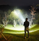 Super Lanterna Tática com Zoom – A Mais Poderosa do Mundo, Alta Potência e Alcance