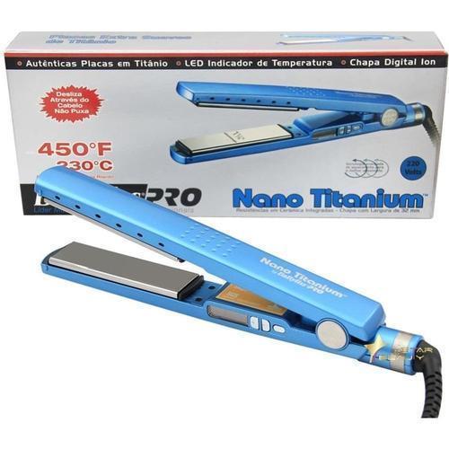 Prancha Titanium Nano - Pro Hair, Alta Performance para Cabelos Lisos e Brilhantes