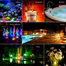 Luminárias de Piscina RGB [Kit Sem Fio] – Decore, ilumine e transforme sua piscina