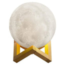 Luminária Luna em Formato de Lua - LED 3D Decorativa e Atmosférica