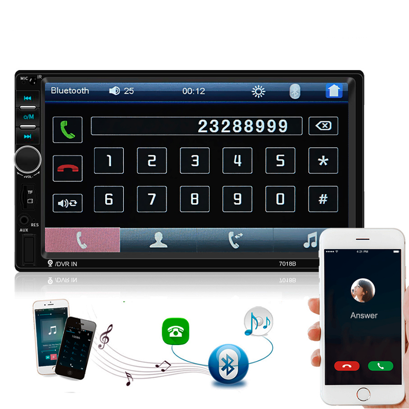 Central Multimídia Universal 7 com Wi-Fi, GPS, MP5 e Bluetooth – EasyCar, Conectividade e Entretenimento no Seu Veículo
