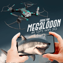 Drone Megdon | Inteligência de Desvio de Obstáculo, Distância 5Km, GPS, 4K HD