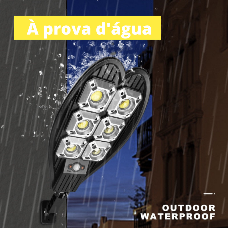 Refletor de Led Energia Solar com Controle Remoto Prova D'água 3000W - SolarWat