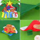 Árvore de Natal para Aprendizado e Diversão Decora Kids - Kit completo 32PÇ