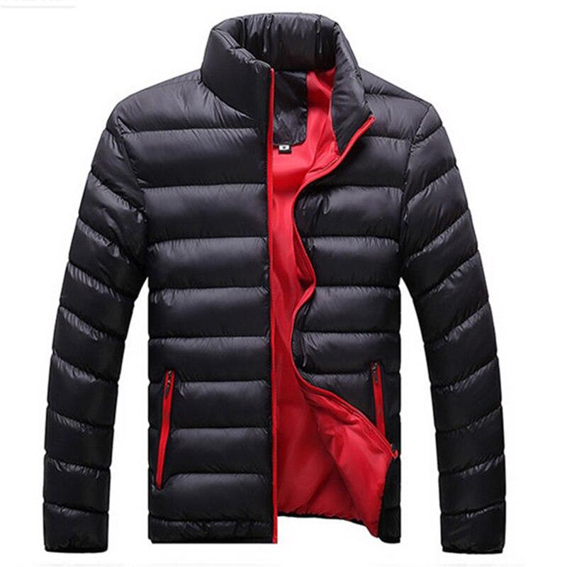 Jaqueta Bomber Casaco Masculina Slim Impermeável de Inverno Acolchoada