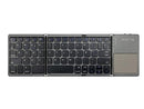 Teclado Sem Fio Dobrável Portátil Bluetooth + Touchpad Para Celular PC Tablet