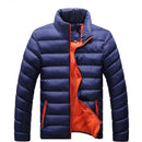 Jaqueta Bomber Casaco Masculina Slim Impermeável de Inverno Acolchoada